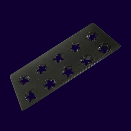Aqua Edge 3D-Printed 10 Hole Frag Rack Plug Holder