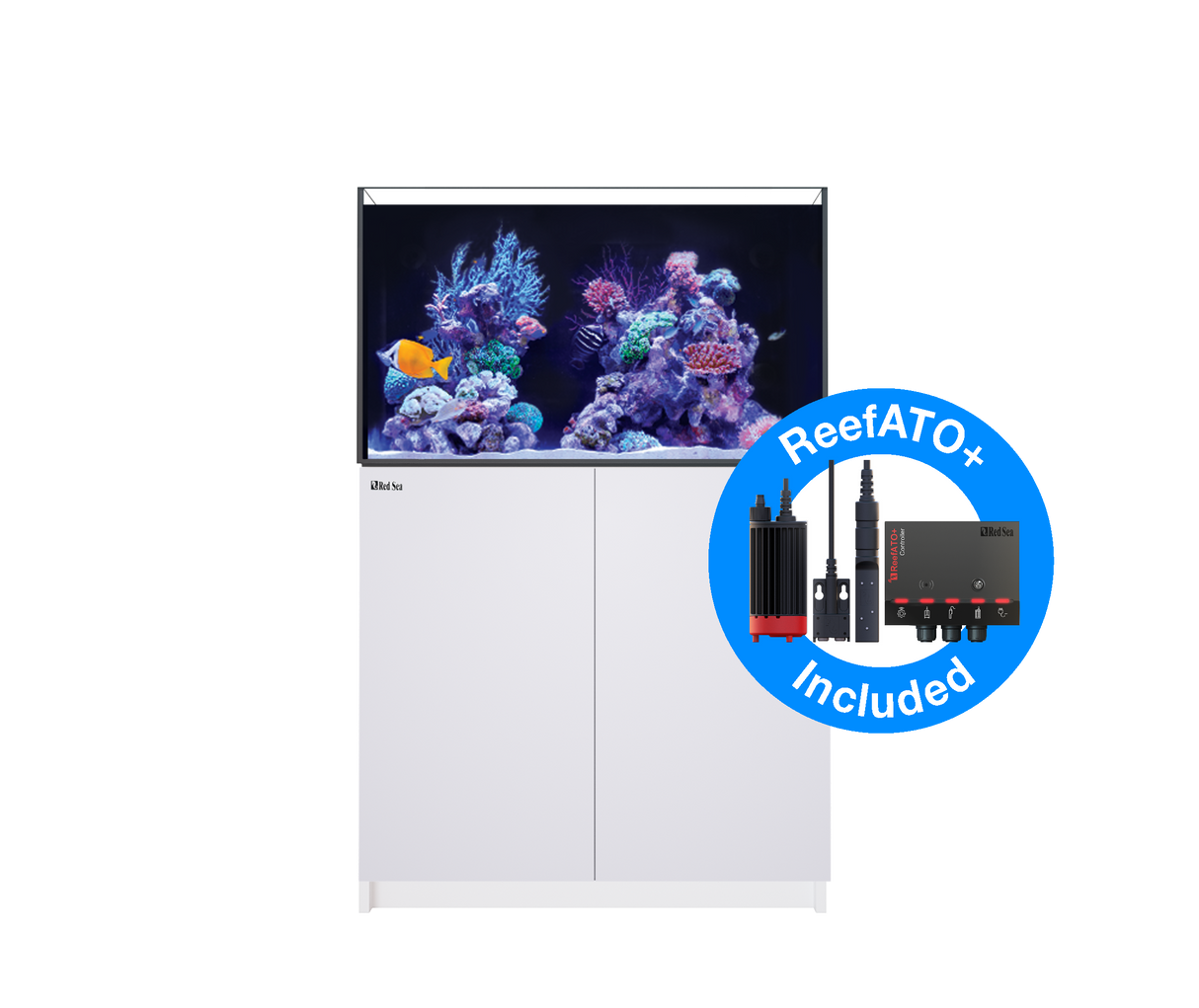 Red Sea Reefer G2+ 250 Deluxe Aquarium - White (2 x ReefLED G2 115)