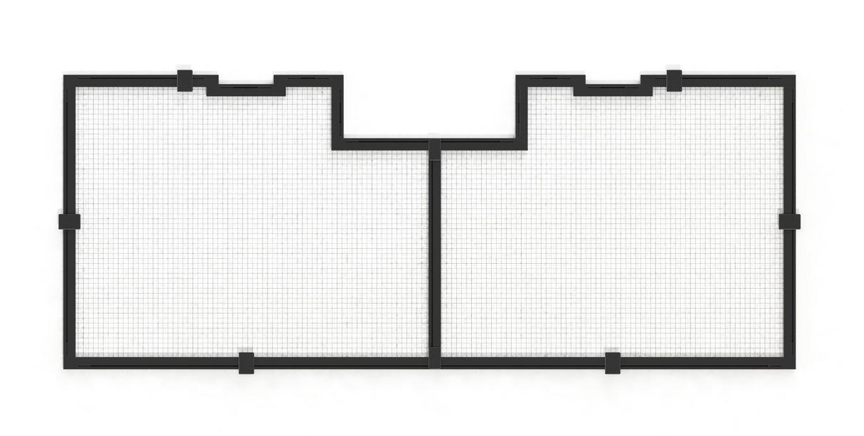 Red Sea DIY Aquarium Net Cover 24"/60cm (includes 1 universal cut out)