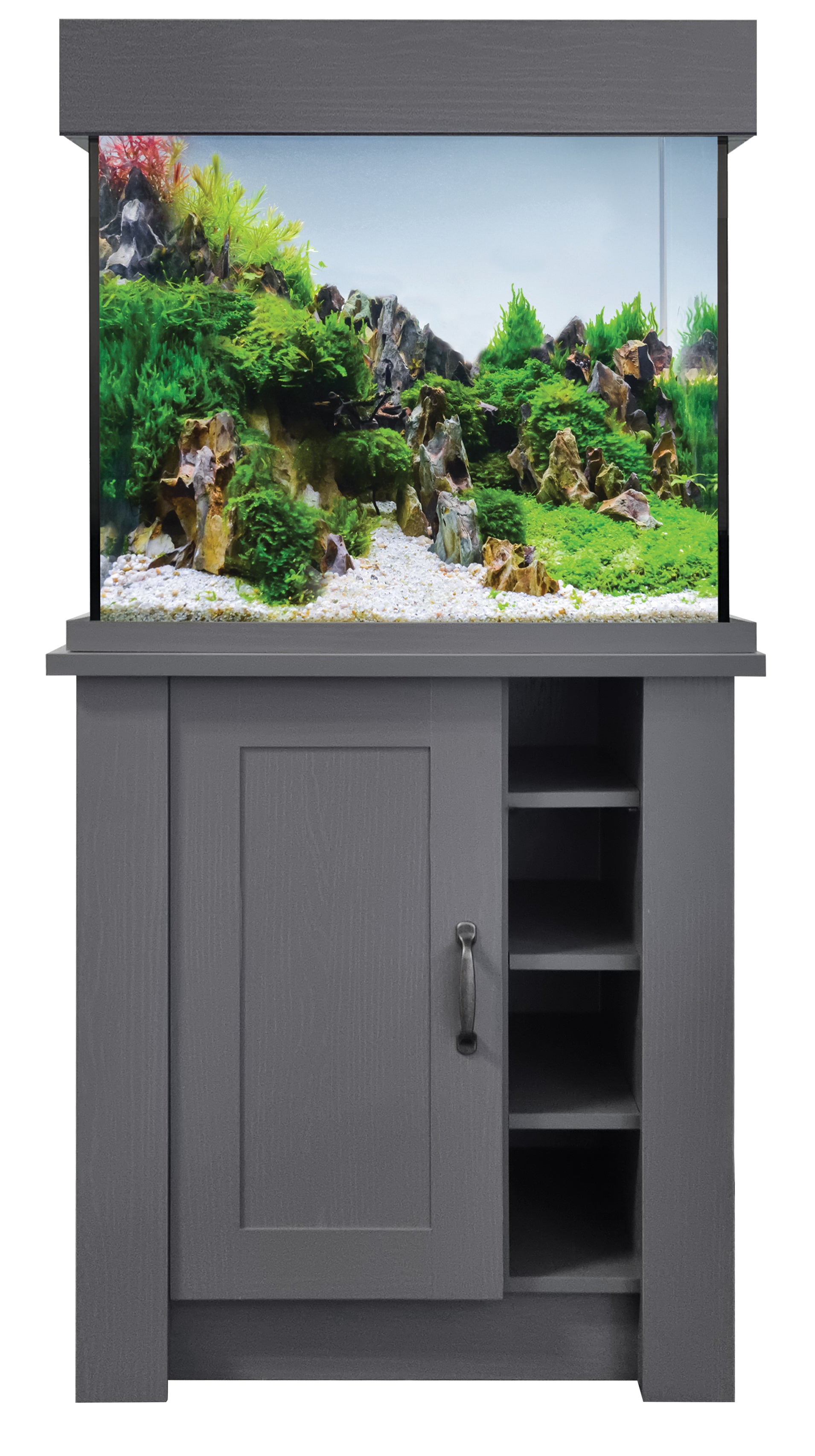 Aqua One OakStyle 110 Aquarium and Cabinet (Slate Grey)