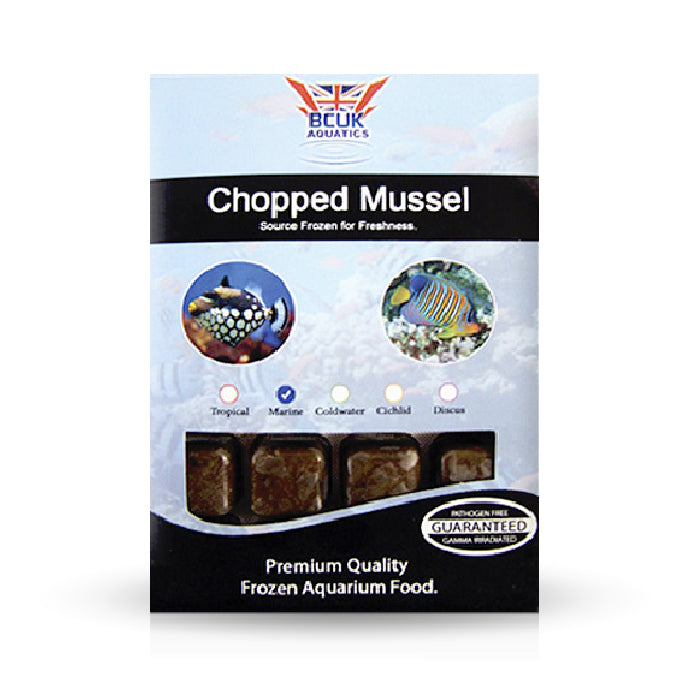 BCUK aquatics chopped mussel (frozen food)