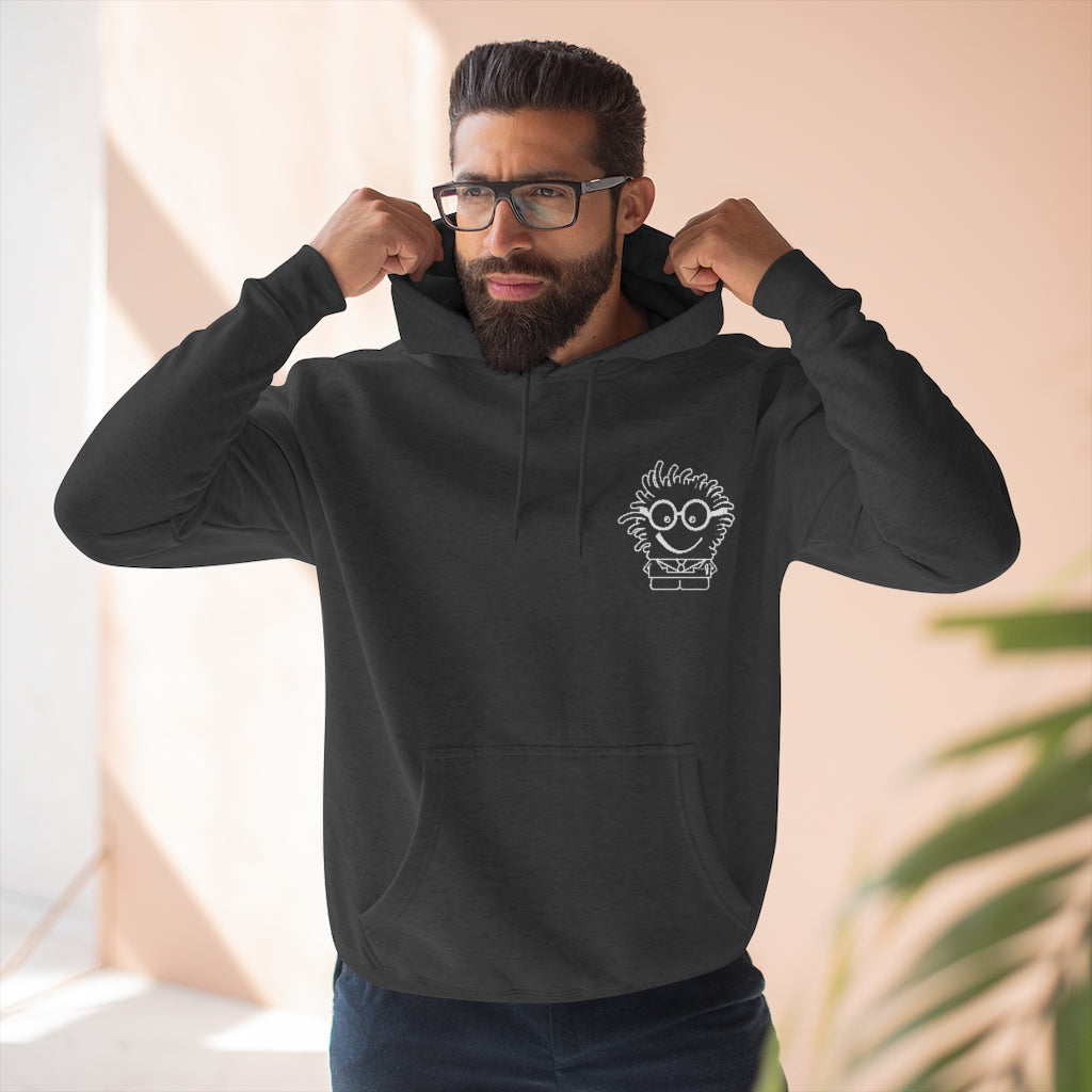 Coral Nerd Hoodie