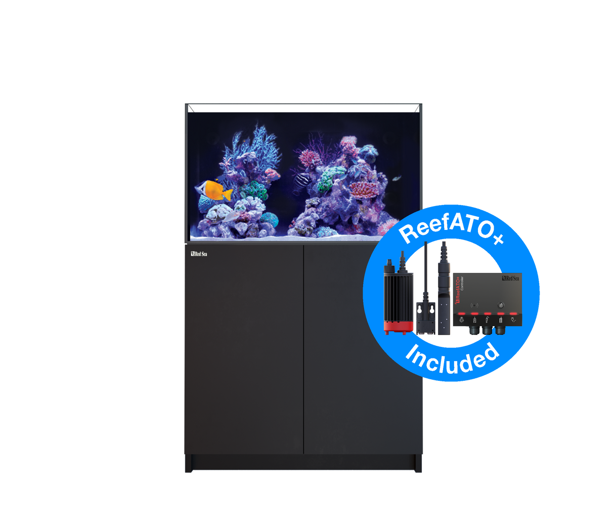 Red Sea Reefer G2+ 250 Deluxe Aquarium - Black (2 x ReefLED G2 115)