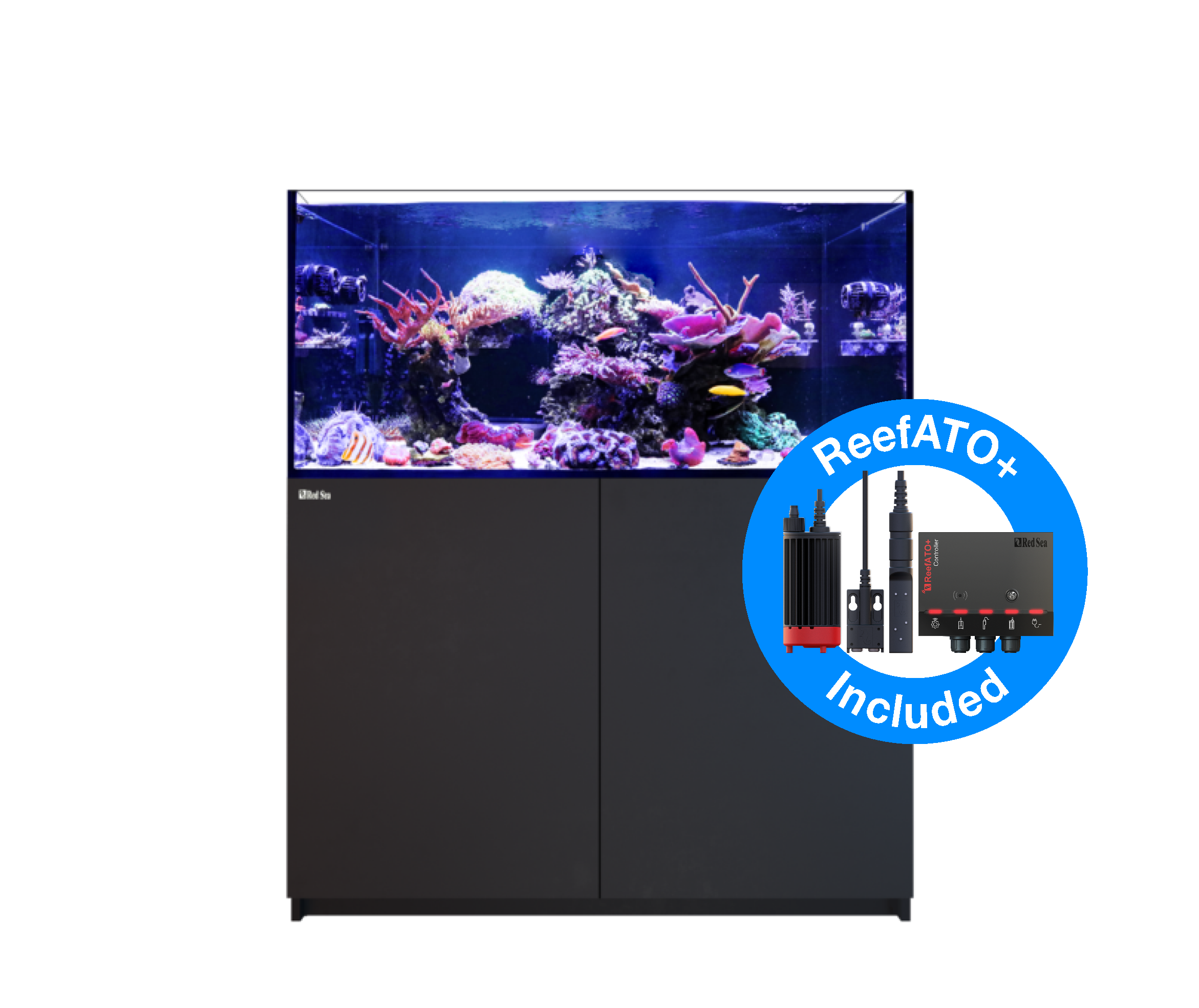 Red Sea Reefer G2+ 350 Deluxe Aquarium - Black (2 x ReefLED 90)