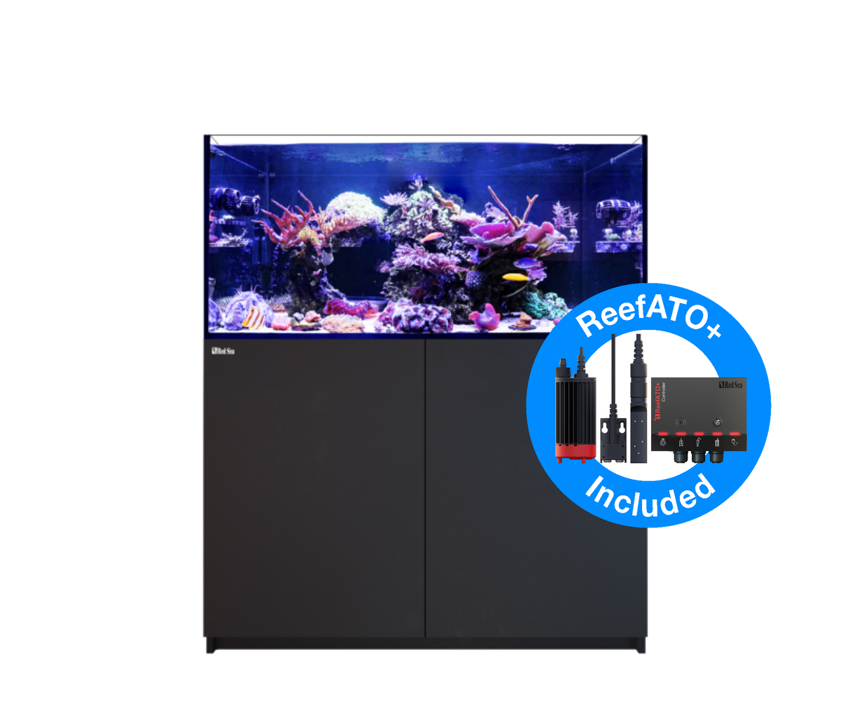 Red Sea Reefer G2+ 350 Deluxe Aquarium - Black (2 x ReefLED G2 115)