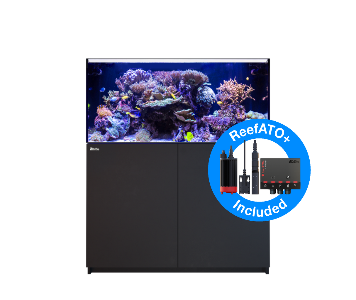 Red Sea Reefer G2+ XL 425 Deluxe Aquarium - Black (2 x ReefLED G2 115)