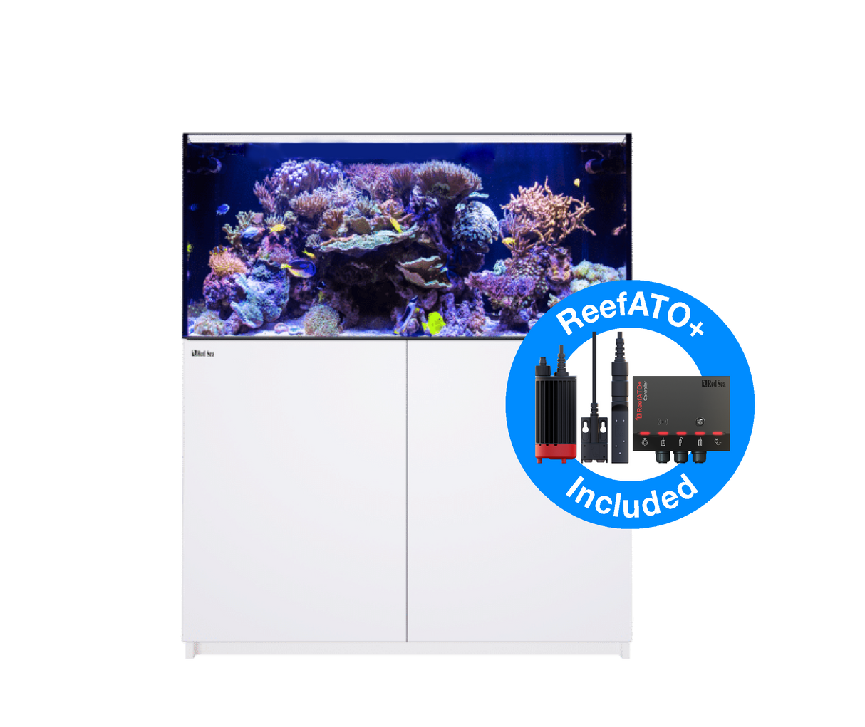 Red Sea Reefer G2+ XL 425 Deluxe Aquarium - White (2 x ReefLED G2 170)