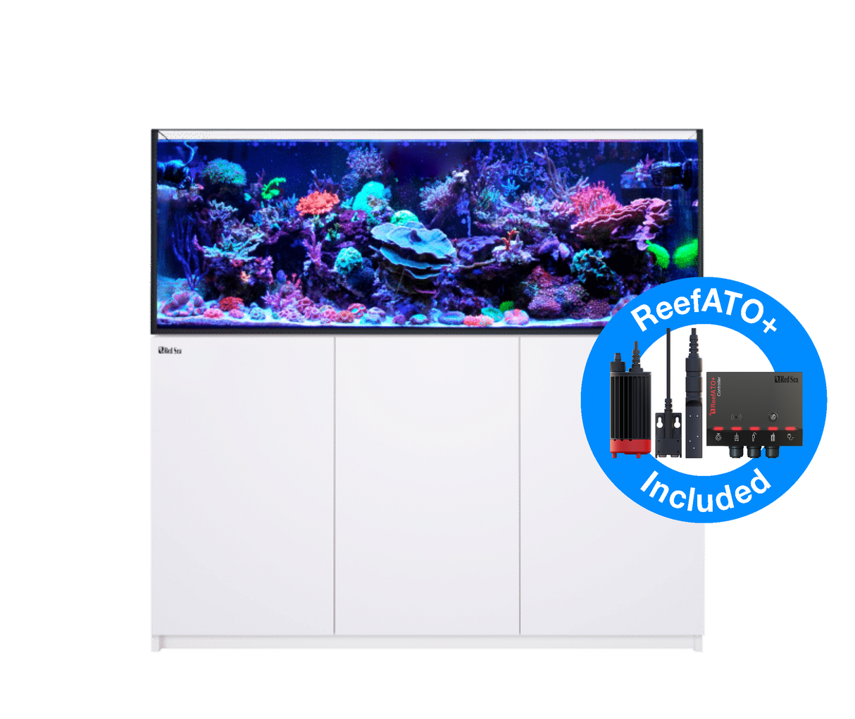 Red Sea Reefer G2+ XL 525 Deluxe Aquarium - White (2 x ReefLED G2 170)