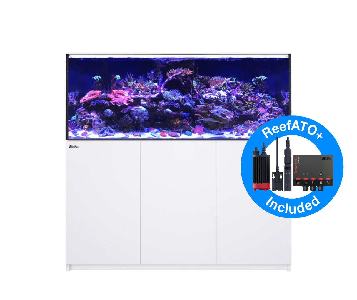 Red Sea Reefer G2+ XL 625 Deluxe Aquarium - White (2 x ReefLED G2 170)