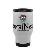 Thermal Travel Mug White CoralNerd