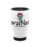 Thermal Travel Mug White CoralNerd