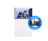 Red Sea Reefer G2+ 350 Deluxe Peninsula Aquarium - White (2 x ReefLED G2 115)