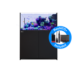 Red Sea Reefer G2+ 500 Deluxe Peninsula Aquarium - Black (2 x ReefLED G2 170)