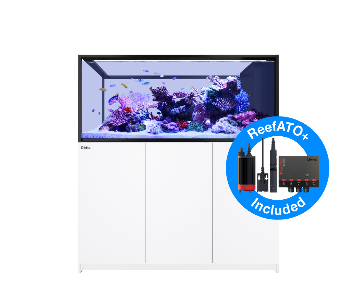 Red Sea Reefer G2+ S-700 Deluxe Peninsula Aquarium - White (2 x ReefLED G2 170)
