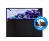 Red Sea Reefer G2+ 950 Deluxe Peninsula Aquarium - Black (3 X ReefLED G2 170)