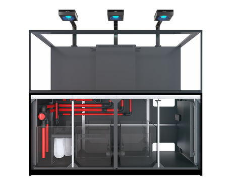 Red Sea Reefer G2+ S-850 Deluxe Aquarium - Black (3 x ReefLED G2 170)