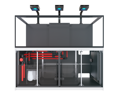 Red Sea Reefer G2+ S-850 Deluxe Aquarium - White (3 x ReefLED G2 170)