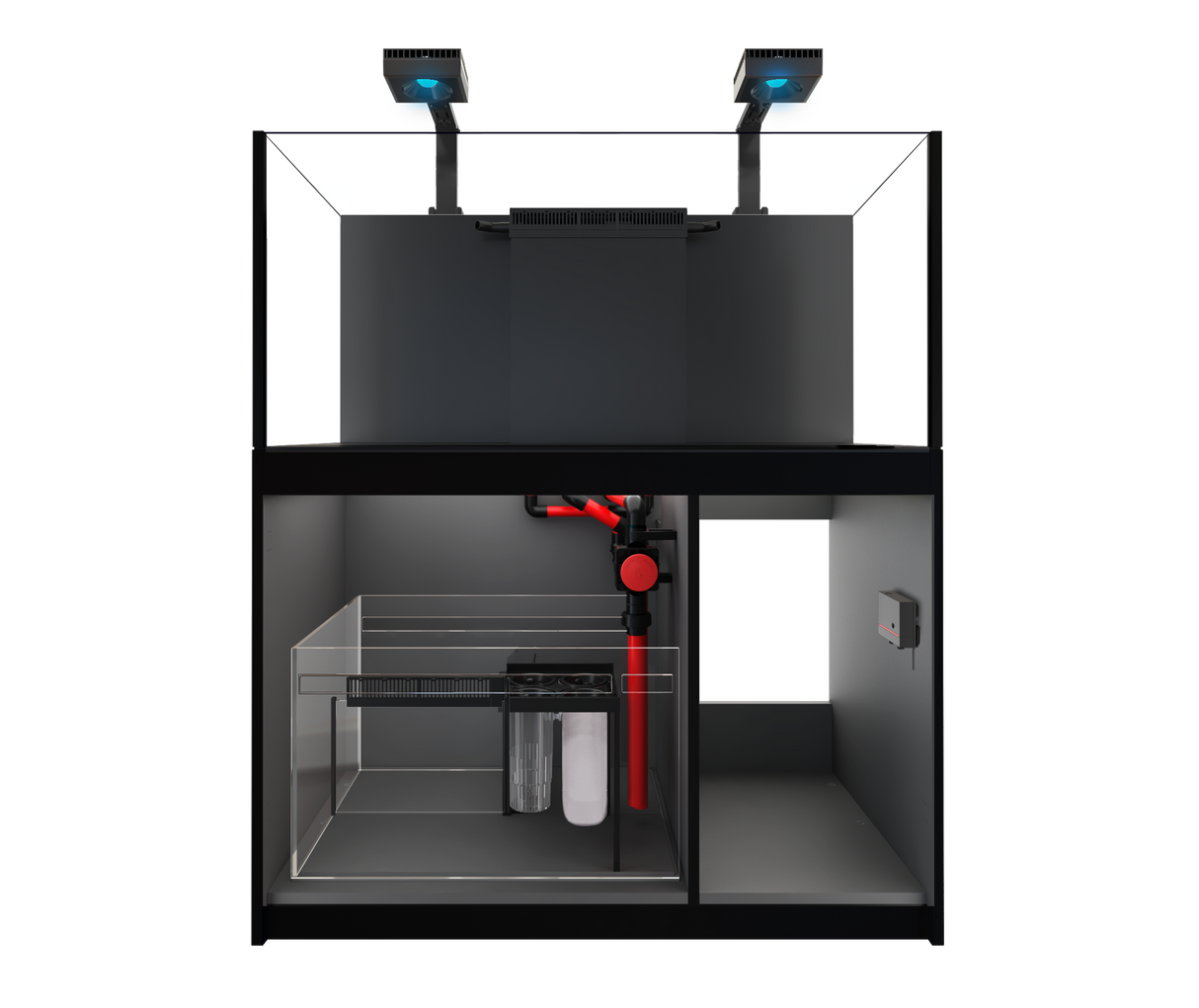 Red Sea Reefer G2+ 350 Deluxe Aquarium - Black (2 x ReefLED G2 115)
