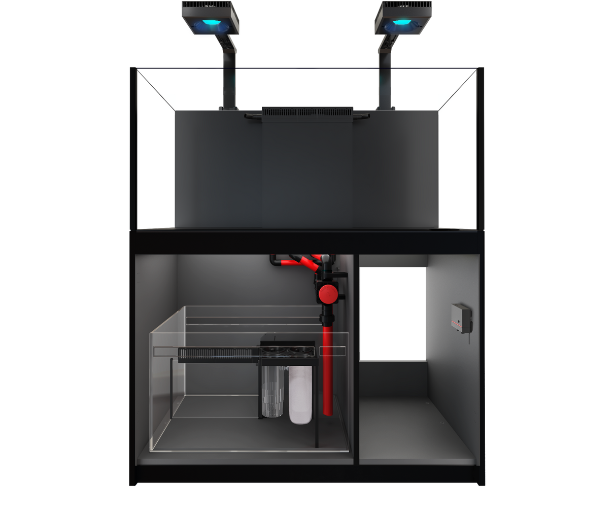 Red Sea Reefer G2+ XL 425 Deluxe Aquarium - Black (2 x ReefLED G2 170)