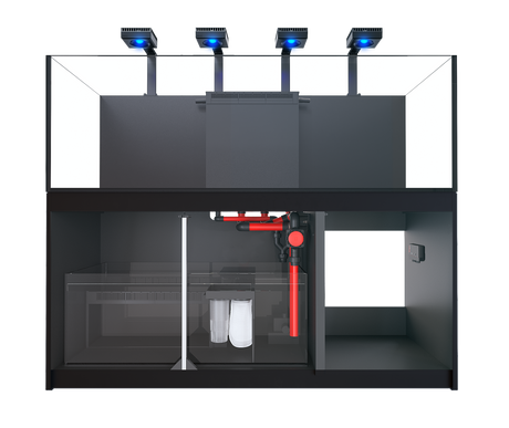 Red Sea Reefer G2+ XXL 750 Deluxe Aquarium - Black (4 x ReefLED G2 115)
