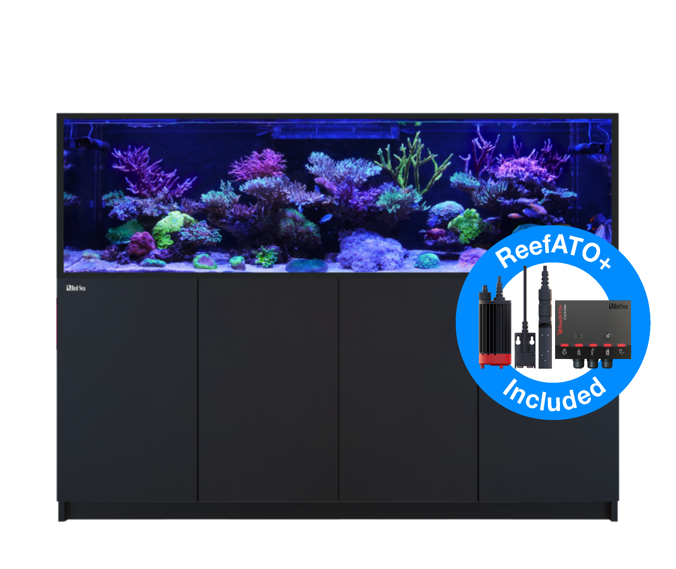 Red Sea Reefer G2+ S-1000 Deluxe Aquarium - Black (3 x ReefLED 160s)