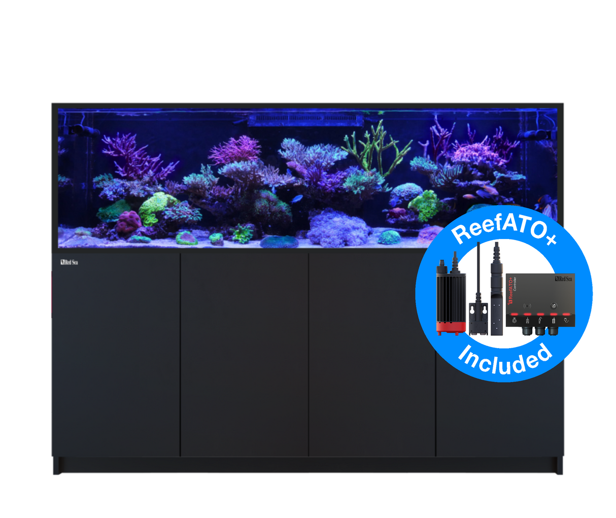 Red Sea Reefer G2+ S-1000 Deluxe Aquarium - Black (3 x ReefLED G2 170)