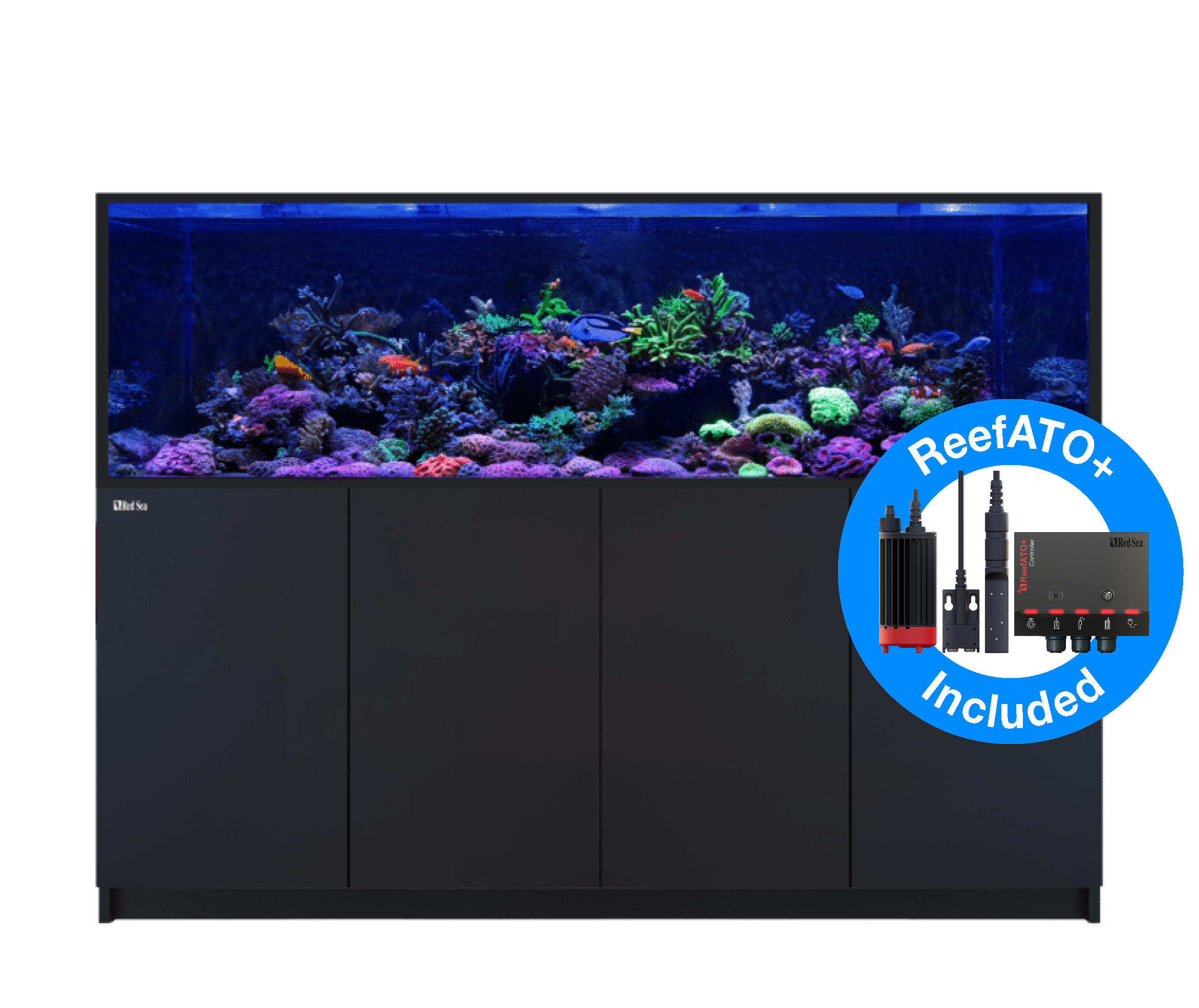 Red Sea Reefer G2+ S-850 Deluxe Aquarium - Black (3 x ReefLED 160s)