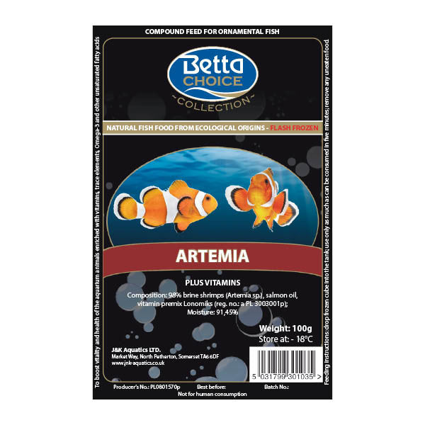 Betta Choice Artemia Frozen Food