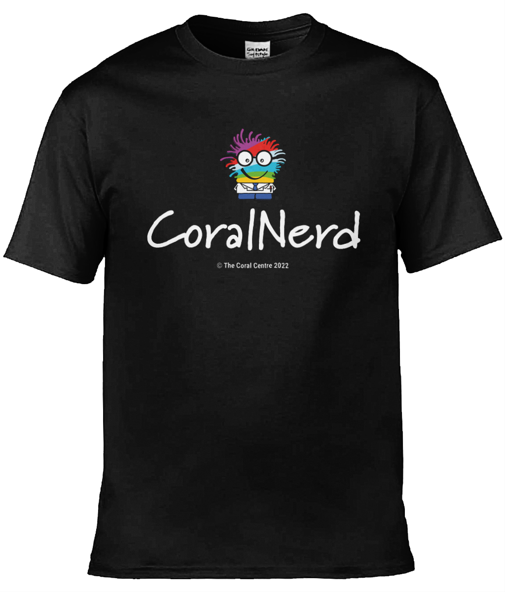 CoralNerd Black T-shirt Spring / Summer 2022