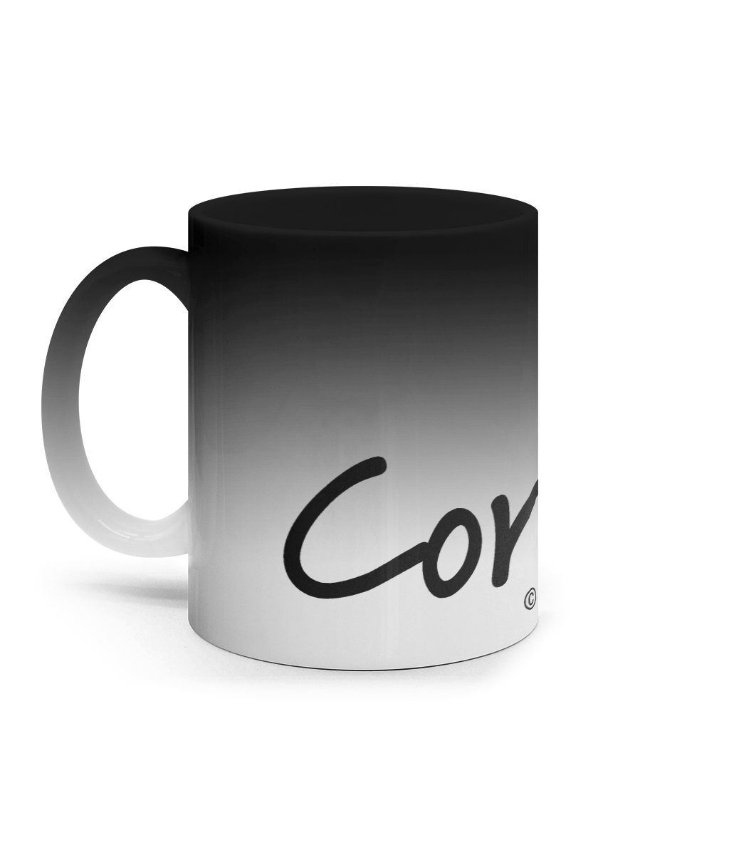 10oz Colour Change Mug White CoralNerd