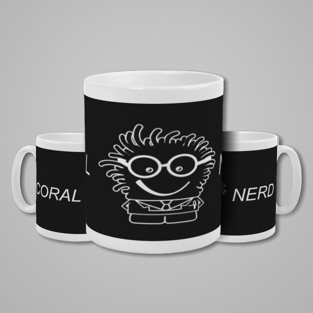 Coral Nerd Mug