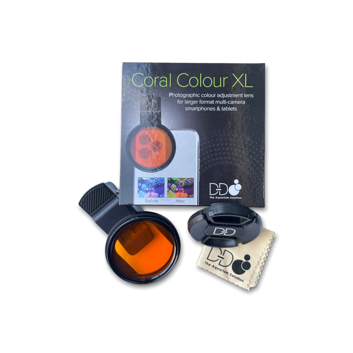 D-D Coral Colour Lens XL