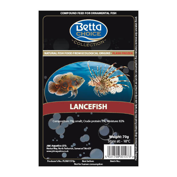 Betta Choice Lancefish Frozen Food